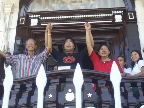 Si Xiao kasama si Kuya Vener Vales at Ate Gina Ayran.