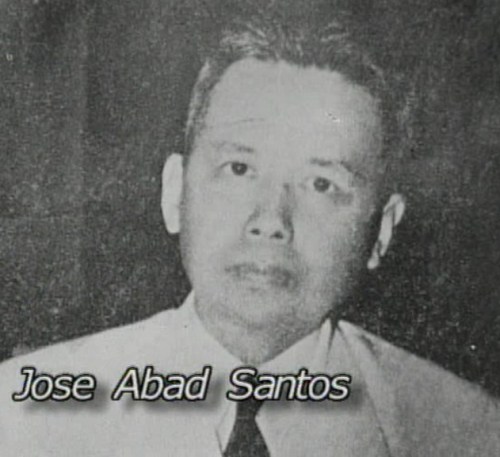 José Abad Santos . Mula sa Legacy of Heroes.