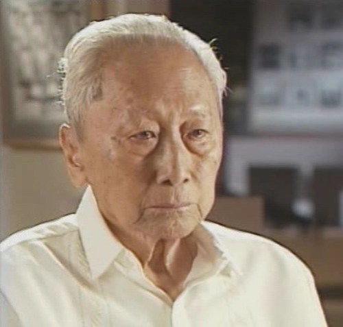 José Abad Santos, Jr. o Pepito sa panayam ng Department of Defense para sa Legacy of Heroes habang inaalala ang pagkamatay ng kanyang ama.