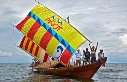 Ang Mt. Everest Team ay sa kanilang "Voyage of the Balangay."