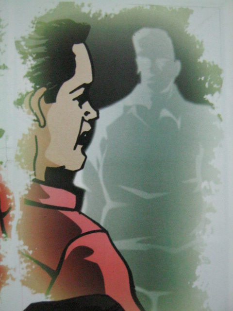 Ang panaginip ng pangulo. Mula sa RM: The Blazing Meteor, mga guhit ni Almar C. Denso.