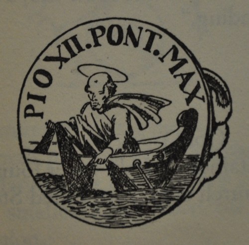 Sagisag sa singsing ni Pope Pius XII.