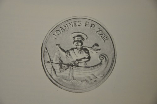 Ang sagisag sa singsing ni Pope John XXIII.