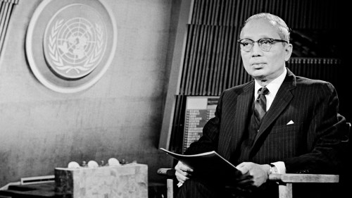 UN Secretary General U Thant.
