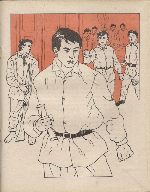 Ang pag-walk-out ni Bonifacio sa kapulungan matapos ipawalang bisa ito, Mula sa Aklat Adarna