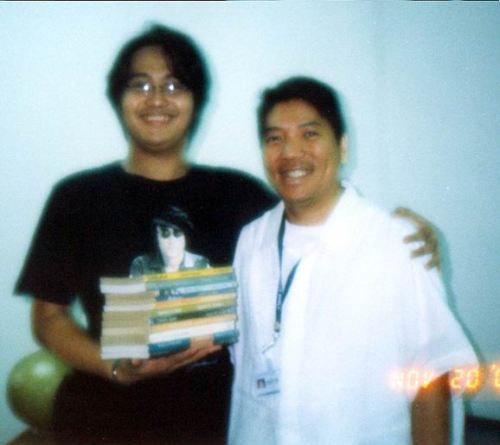 Anak ni Ponce: Historical columnist Lamberto Ambeth" Ocampo kasama si Xiao Chua.