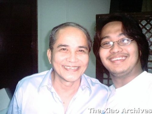 Anak ni Ponce: Historical columnist Jaime B. Veneracion kasama si Xiao Chua.