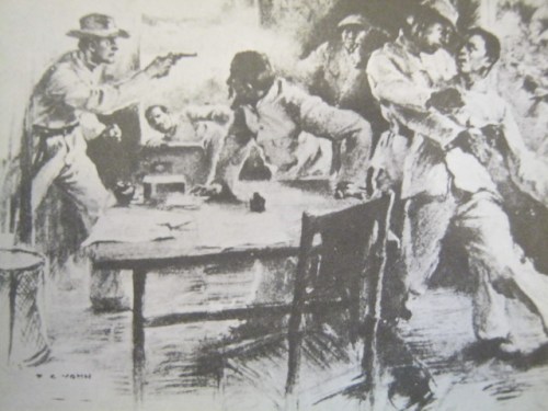 Ang paghuli kay Aguinaldo sa Palanan, Isabela, March 23, 1901. Mula sa Great Lives Series.