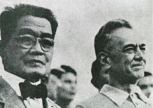 Emilio Aguinaldo at Manuel Quezon.