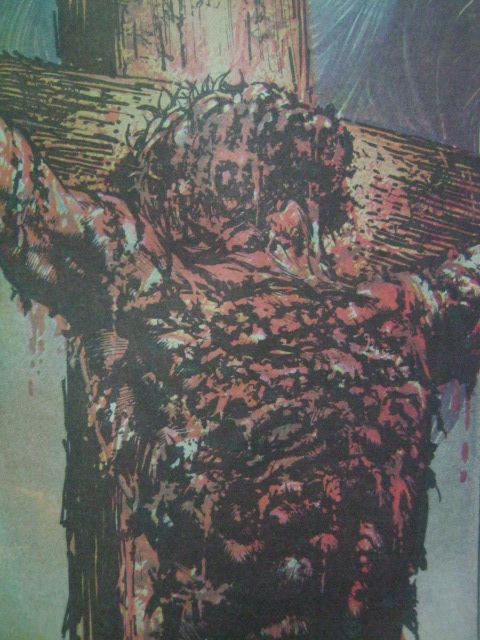 Si Hesus, dahil sobra nang naghirap ay namatay matapos ang tatlong oras. Ang ibang biktima ay ilan araw pang nagtatagal sa pagkabayupay sa krus. Madalas pang makain ng mga bwitre habang nakabilad sa init at lamig, sa ulan at sikat ng araw. Kapag hindi pa namamatay ang biktima, binabalian na ng mga binti upang mamatay na. Mula sa The Gift ni Jack T. Chick.