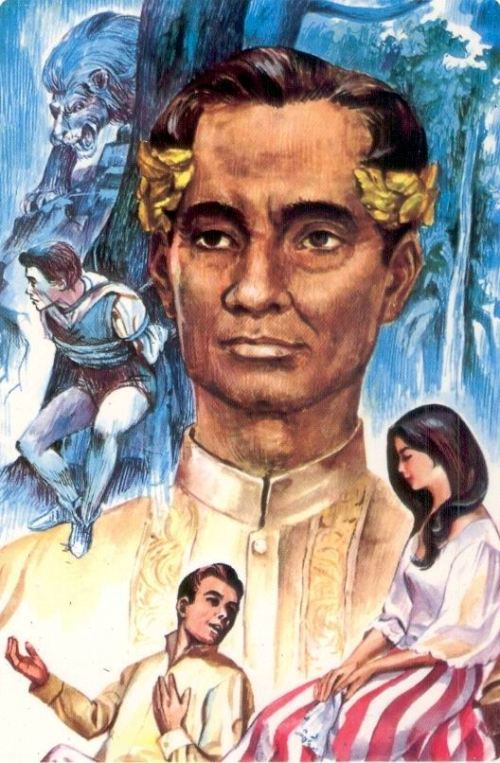 Sikat na paglalarawan sa postcard kay Francisco Baltazar aka Balagtas