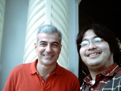 Si Xiao Chua kasama si Don Fernando Zobel de Ayala, Quiapo Church, 2005.