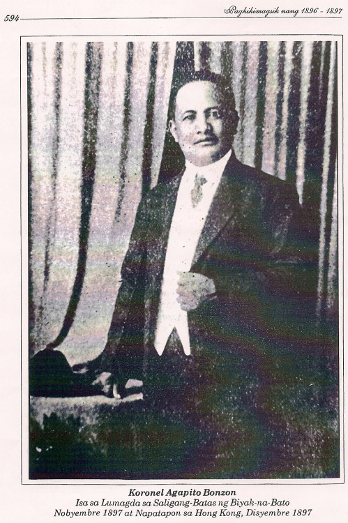 Koronel Agapito "Yntong" Bonzon, mula kay Isagani Medina.