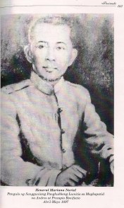 Mariano Noriel.  Mula kay Isagani Medina.