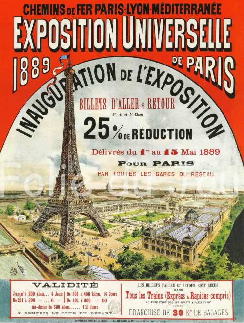 Paris Universal Exposition, 1889.