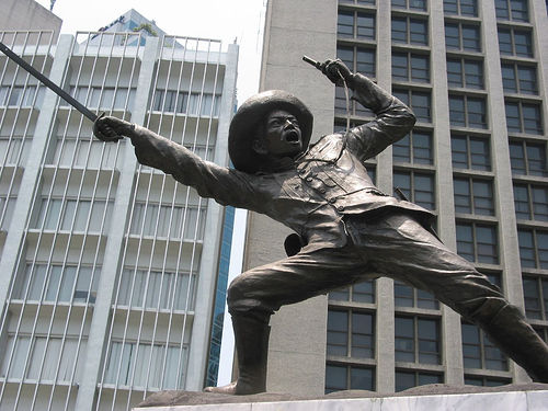 Ang monumento ni Pio del Pilar, "bayani" ng Makati.