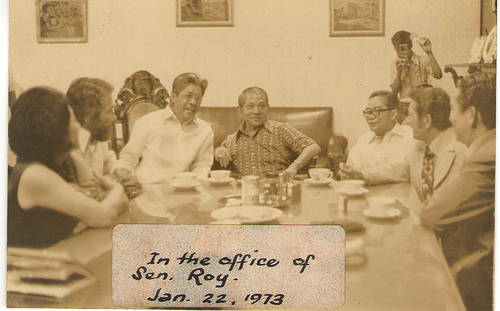 Si Gerry sa tanggapan ni Senador Roy.