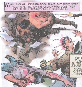 Guhit ni Nestor Malgapo, Sr. sa LIWANAG komiks.