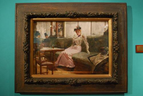 Ang "Parisian Life" ni Juan Luna. Nasa Koleksyong GSIS sa Pambansang Tipunan ng Sining ng Pambansang Museo ng Pilipinas. Kuha ni John Ray Ramos.