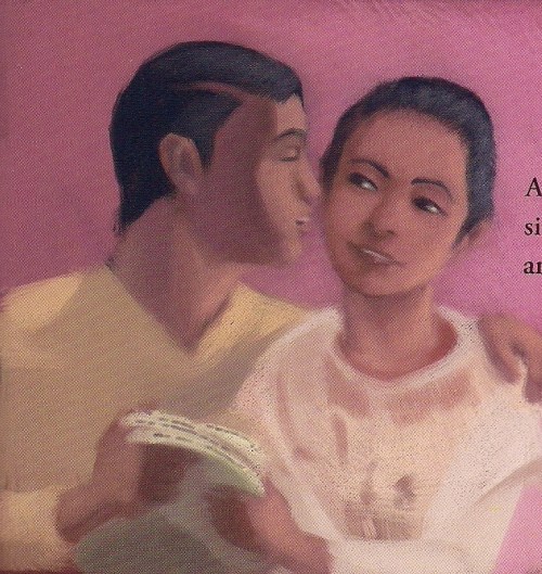 Si Andres at Oriang.  Obra ni Joel Jason O. Chua para sa Adarna.