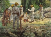 "The Verdict," obra ni Rody Herrera. Ayon sa testimonya ni Lazaro Makapagal. Makikita sa aklat na Fine Artists of the Philippines 1999 ni Marlene Aguilar at Larry Bortles.