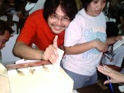 Ang unang pagboto ni Xiao Chua, Mayo 2004.