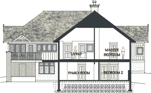 Kanluraning bungalow:  Pribadong espasyo.  Mula sa homeconcepts.ca.