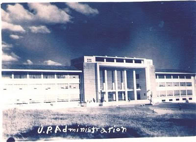 Ang Adminsitration Building ng Unibersidad ng Pilipinas--Quezon Hall.  