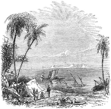Ang delta o "alog" ng Manila Bay at Pasig River.  Mula sa Wikipedia, 1800s.