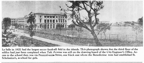 Mula sa La Salle 1911-1986.