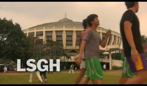 Ang St. Benilde Gymn sa La Salle Greenhills, isa sa 17 kampus ng La Salle Philippines. One La Salle.