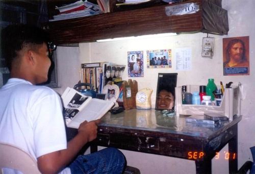 Xiao Chua at Kalayaan Residence Hall Room B-203, 2001-2001.