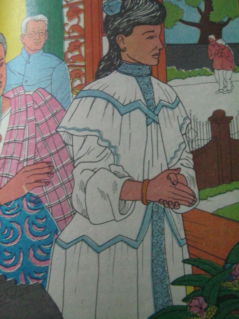 Paglalarawan ng pagtatapat ni Olivia sa mga magulang sa pagnanais na maging doktor.  Mula sa Adarna Publishing,  House, Inc.