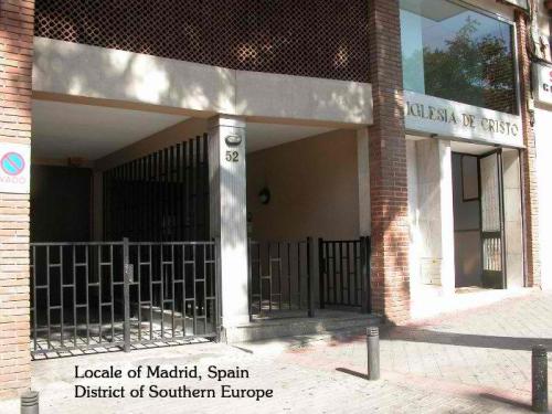 Iglesia ni Cristo sa Madrid, Espanya, bansa na nagbigay sa Pilipinas ng Katolisismo.