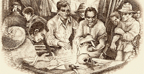 Pakikipagsandugo sa Katipunan.  Mula sa Bangko Sentral ng Pilipinas.