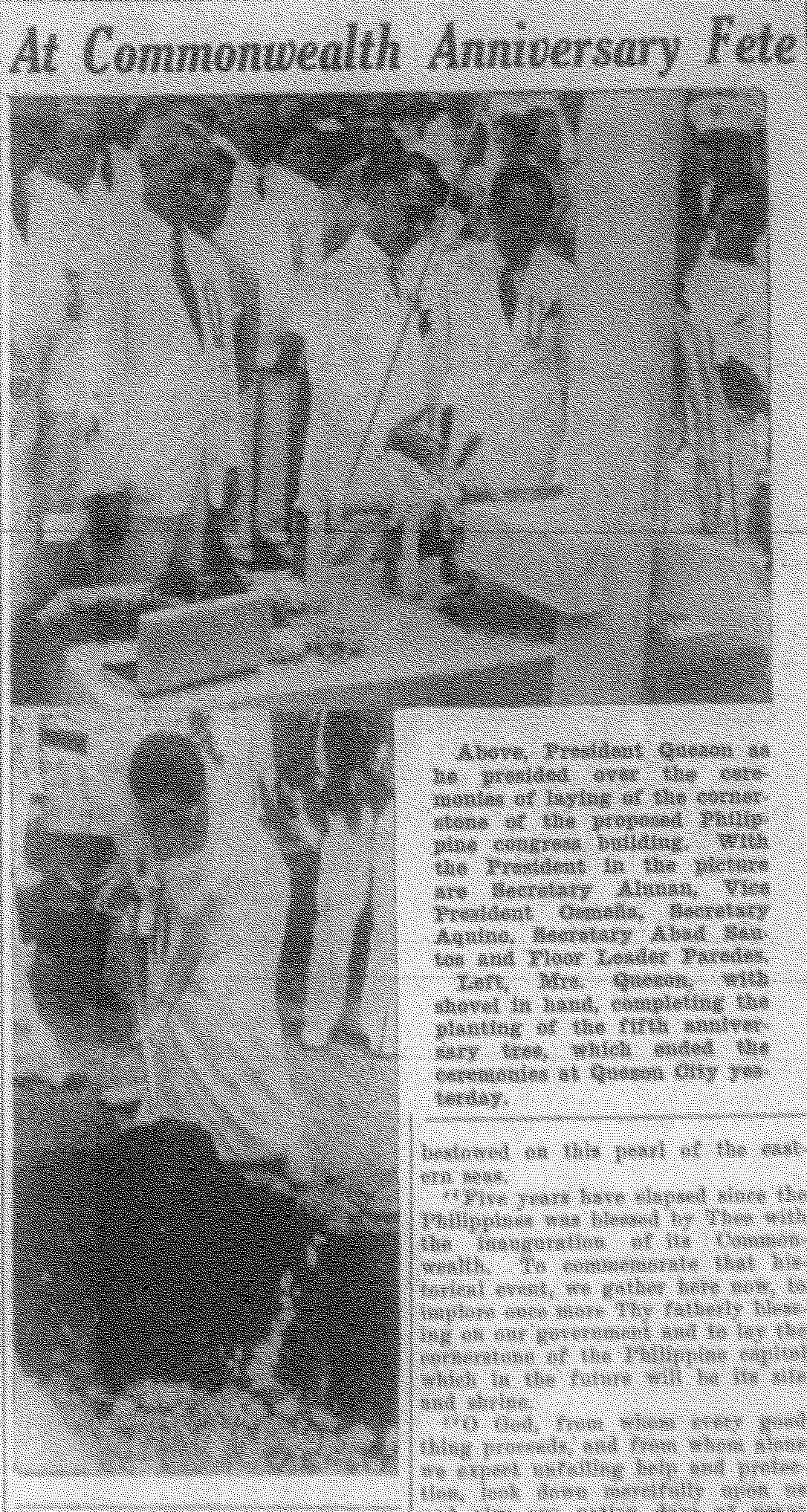 Commonwealth Day in new Quezon City, November 15, 1940.From the Manila Bulletin microfilm of the University of the Philippines Main Library.