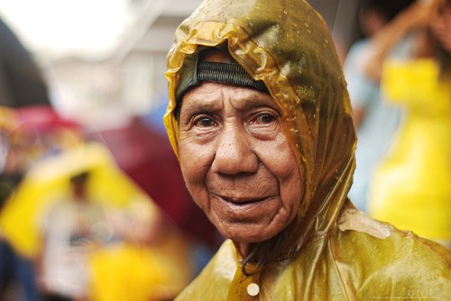 Isang mukha ng pakiisa at pakikiramay.  Kuha ni Christian Lucas Sangoyo.