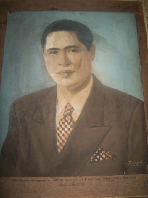 Floro Singson Crisologo bilang isang kongresista, obra maestra sa loob ng Crisologo Memorabilia Museum sa Vigan, Ilocos Sur.