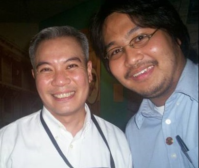 Si Xiao Chua at si Dr. Eric Zerrudo, March 9, 2007, History and Destiny Room (Juan Luna Room), GSIS Museo ng Sining.