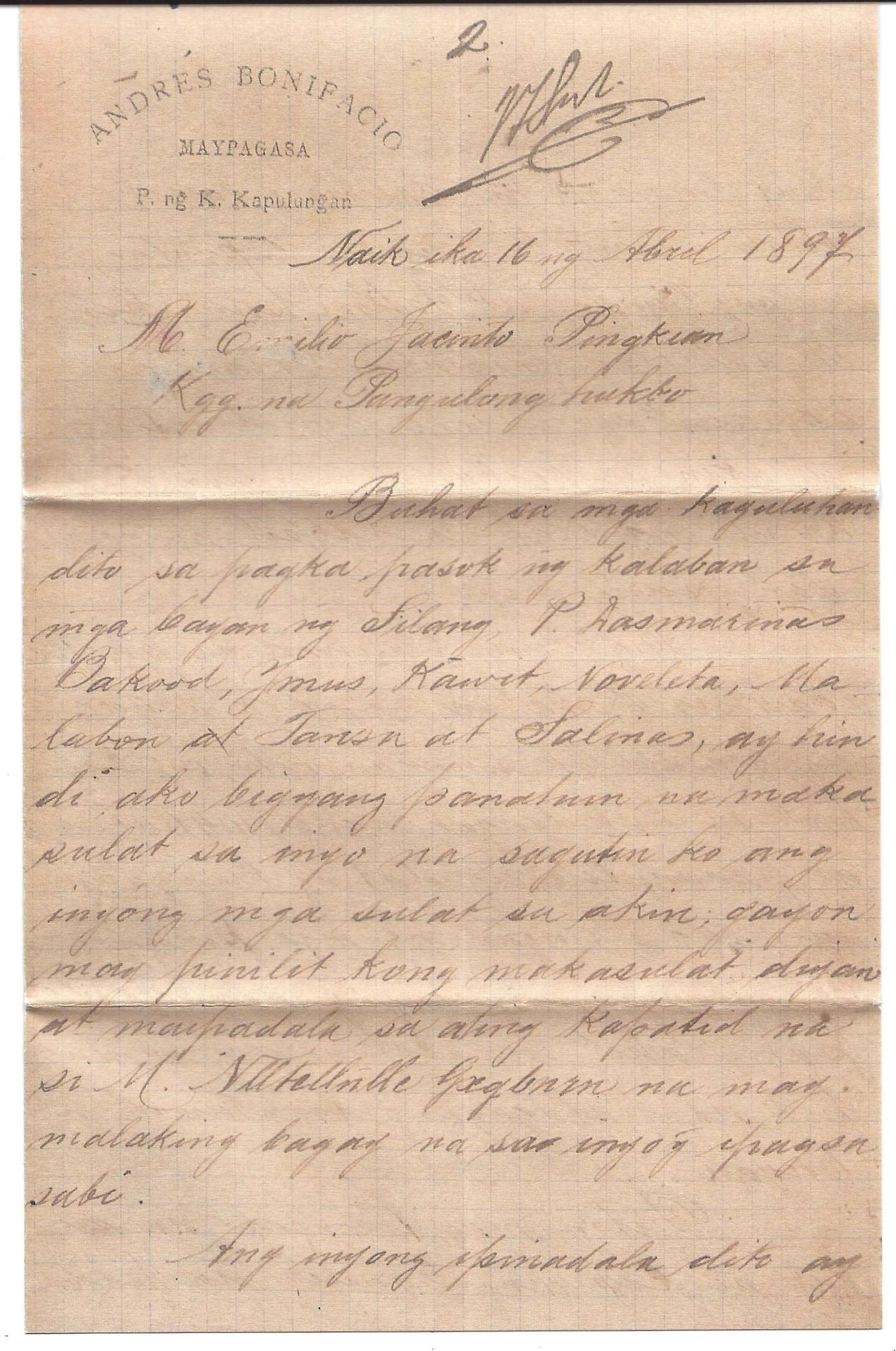 THE BONIFACIO PRESIDENTIAL LETTERS RESOURCES | IT'S XIAOTIME!